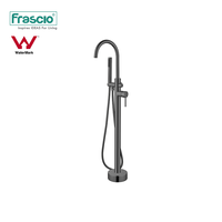 Frascio filigrane laiton vente chaude système de douche salle de bain robinet sur pied douche eau chaude bain et robinets de douche