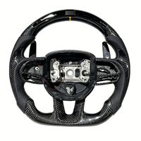 Volant de course à fond plat en fibre de carbone pour Dodge Challenger Charger Durango SRT, amélioration de l'intérieur