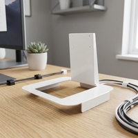 Organizador de Escritorio Metálico para Router, Módem, WiFi y Decodificador con Diseño de Ventilación
