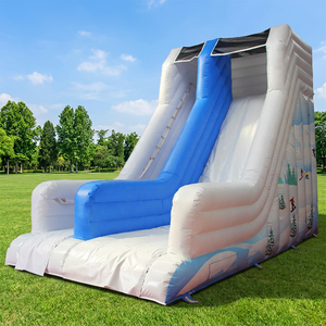 WINSUN Skiing Themed PVC Inflatable Dry Slide For Adults And Kids Support Custom Color SizeTrampoline Parks Shopping Malls - Product Image 1