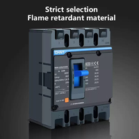 Disjoncteur à boîtier moulé série NXM avec courant de cadre de 63A 4P et capacité de coupure de type magnétique thermique S [25kA]