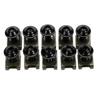 Kit de vis colorées personnalisées en alliage d'aluminium CNC de 6 mm pour modification de panneaux latéraux de moto, boulons modifiés colorés pour moto