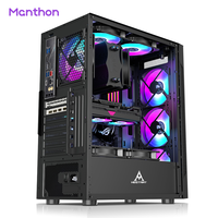 Boîtier de jeu de haute qualité ATX MATX MINITX USB3.0 armoire de PC de jeu verre trempé transparent refroidissement par eau boîtier PC jeu
