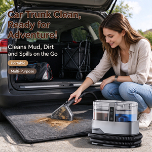 Nettoyeur de taches pour tapis 600W pour l'intérieur des voitures, les taches d'animaux, lave-tissus portable, nettoyeur de tapis d'escalier, detailing automobile - Product Image 1