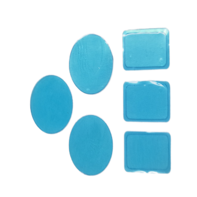 Therapy Electrode Pads Sample Conductive Sticker Gel Pad 4 X 4 Inch Hydrogel Circles for Skin Pain Relief for Cosmetics