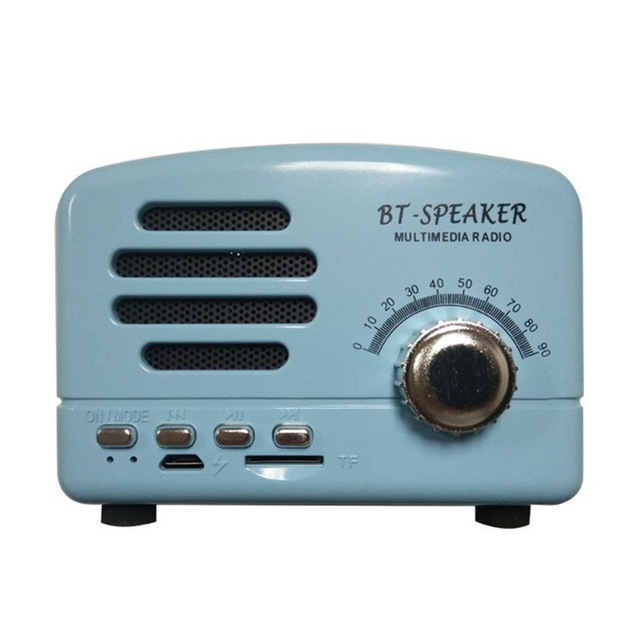 Wireless Speaker Retro Mini Speaker Gift Card Radio Wireless Mini Speaker