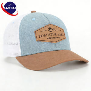 QZFSO Gorras de Béisbol de Camuflaje de 6 Paneles con Logotipo Personalizado de Alta Calidad, Gorras Trucker de Malla Bordadas de Hip Hop para Hombre - Product Image 1