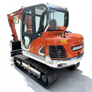 Excavator Crawler Hidrolik Doosan DX60 6 Ton Bekas Pakai dengan Mesin Gearbox PLC-Grosir untuk Pengecer - Product Image 1