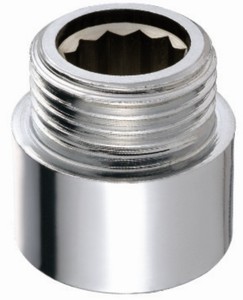 <span class=keywords><strong>Brass</strong></span> Extention giảm chủ đề phù hợp thẳng núm vú NUT - Product Image 3