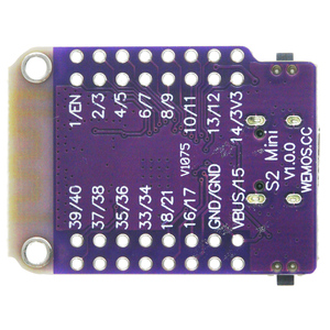 Esp32 S2 Mini Wifi Hội Đồng Quản Trị Dựa ESP32-S2FN4R2 ESP32-S2 4Mb Flash 2Mb psram micropython cho arduin0 tương thích D1 Mini nâng cấp - Product Image 5