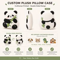 Coussins décoratifs en peluche personnalisés sur mesure, impression recto-verso, formes spéciales, jouets en peluche sur mesure