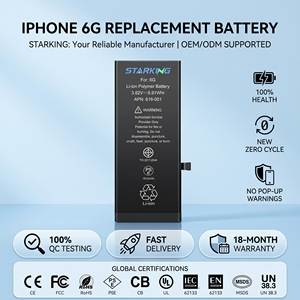 Batería OEM Premium para <span class=keywords><strong>iPhone</strong></span> 6G 6P <span class=keywords><strong>7</strong></span> 8 <span class=keywords><strong>Plus</strong></span> 11 12 13 14 15 de Alta Capacidad, Certificación CE FCC, Fabricante, Entrega Rápida, Proveedor - Product Image 1