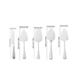 Silver Stainless Steel <b>Cake</b> <b>Cutter</b> and Pie Spatula <b>Cake</b> Server and Knife Set of 2 for Wedding <b>Cake</b> Birthdays and Parties - Product Image 3