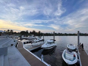 Pont de ponton stable en aluminium quai flottant jetée pour l'eau de mer - Product Image 4