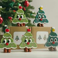 Bougie de Noël en Gros, Cire de Soja Parfumée, Aromathérapie, Dessin Animé Mignon, Faite à la Main, Créative, Esthétique, Décoration Maison, Cadeau de Fête