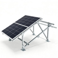 Système de montage au sol pour panneaux solaires photovoltaïques en alliage d'aluminium, norme EN, système de support de poteau pour panneaux solaires à profil en U