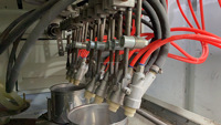 Machine de sablage rotative à commande PLC pour ustensiles de cuisine, appareils électroménagers, polissage, élimination de la rouille, nettoyage à la vapeur, surface