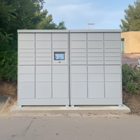 Casier de livraison de colis intelligent et assemblable en extérieur pour les communautés d'appartements et les entreprises de logistique