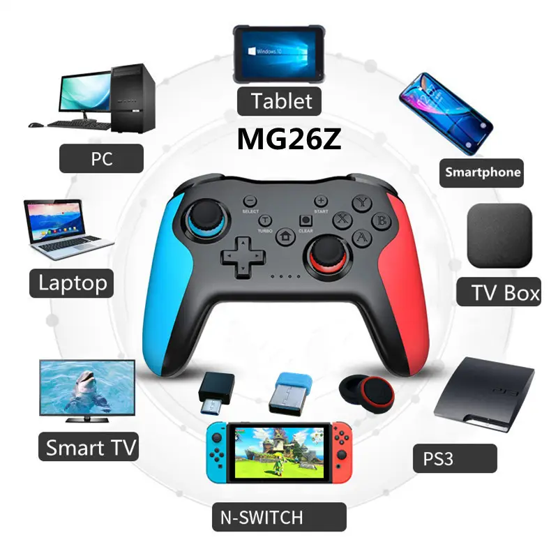 Android & Ios Slimme Mobiele Telefoon Draadloze Game Controller Voor Nitendo S-Heks Ns Pro