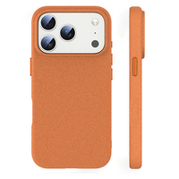Coque de téléphone magnétique mate à texture rocheuse anti-traces de doigts, protection compatible avec iPhone 17 Pro 17 Pro Max, vente en gros