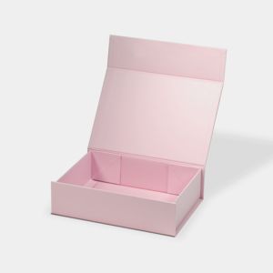 Low MOQ Custom Gift Boxes with logo <b>Pink</b> Small Business Gift Packaging Box with Magnetic Lid - Product Image 3