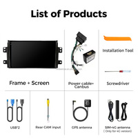 Auto Car Radio 1280*720 IPS Car-play 8 Core 4G LTE Android 13 Navigator para SUZUKI SX4 2005-2014