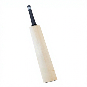 Bate de Cricket y Béisbol de Mimbre Inglés al por Mayor, Ligero, con Punta de Acero, Embalaje Personalizado, Blanco, para Entrenamiento y Partidos - Product Image 2