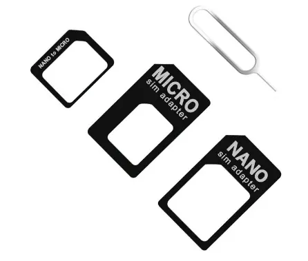 แปลงนาโนซิมการ์ดเป็นอะแดปเตอร์มาตรฐาน Micro สำหรับ iPhone 6 6S 7 8 Plus อะแดปเตอร์ซิมการ์ด Micro Nano