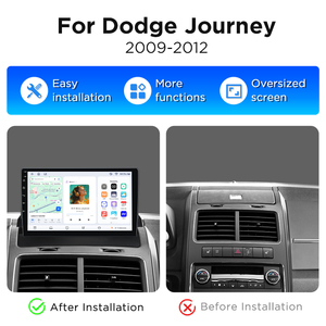 Junsun Wireless Carplay Car Radio for Dodge Journey 2009-2012 Car GPS Navigation Multimedia Auto Android <b>Bluetooth</b> Video Player - Product Image 2