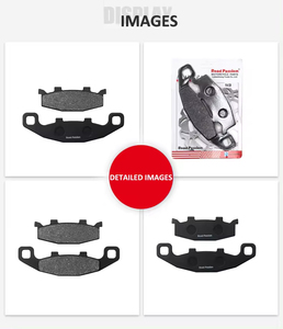 แผ่นเบรครถจักรยานยนต์ FA129สำหรับ GSF400 GSF250ซูซูกิ GSX1100คาวาซากิ ZRX400 ZZ-R600 KL650 ZR750 ZX1000 ZX-10 ZR1100 <span class=keywords><strong>GPz900R</strong></span> - Product Image 6