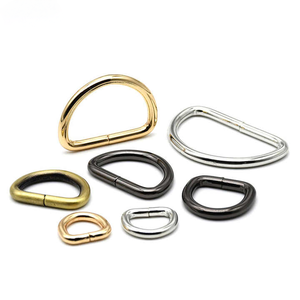 Phong cách mới chất lượng cao kim loại D Vòng phụ kiện sắt D nhẫn cho giày dép và túi xách - Product Image 1