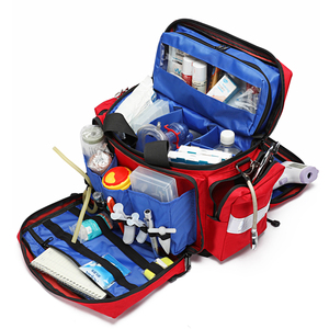 Trousse de premiers soins <span class=keywords><strong>portable</strong></span> de grande capacité en tissu Oxford pliable avec bandes imperméables et réfléchissantes pour la maison/voiture/extérieur - Product Image 4