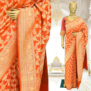 ผ้าส่าหรีงานปักลายล่าสุดสำหรับสุภาพสตรี คุณภาพสูง ราคาขายส่ง - Product Image 1