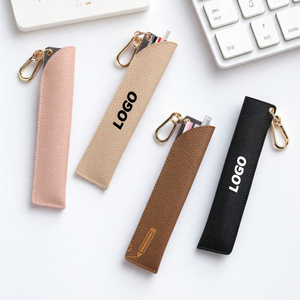 Dual Pack Pencil Holder with Clip, Portable Stylus Sleeve, Pen Pouch for Backpack, Promotional Gift Idea