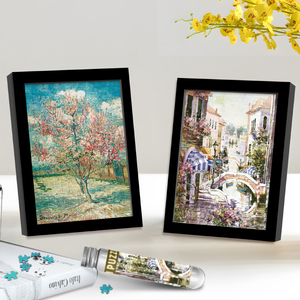 Chất Lượng Cao Tùy Chỉnh 150 Mảnh Thẻ Màu Xanh 150X100 Thử Nghiệm Ống Câu Đố Chết Cắt Giấy Ghép Hình Câu Đố Make-Bạn-Riêng Cảnh Quan Câu Đố - Product Image 2