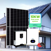 Excellents fournisseurs 10kva 15kva onduleur de batterie de système d'énergie solaire pour le toit de la maison