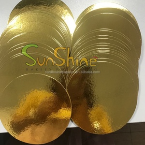 Base de cartón para carne y pescado, tablero para salmón ahumado de 6 x 8 pulgadas, bases doradas para pasteles, tablero redondo plateado para pasteles, tambor para pasteles - Product Image 1