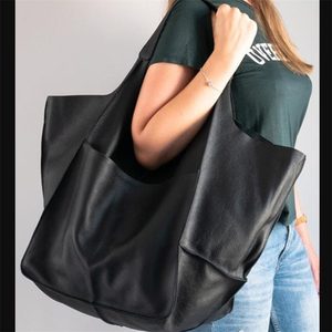Sacs à main en cuir souple Euro America pour femmes, sac à bandoulière de grande taille pour femmes - Product Image 3