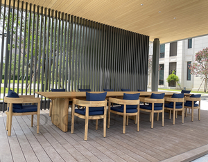 ชุดรับประทานอาหารโต๊ะและเก้าอี้รับประทานอาหารในสวนเฟอร์นิเจอร์กลางแจ้ง - Product Image 4