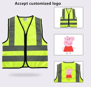 Sinh viên thoáng khí <span class=keywords><strong>Hi</strong></span> <span class=keywords><strong>VIS</strong></span> an toàn Quần áo trẻ em phản xạ Áo khoác trẻ em phản chiếu giao thông vest cho hoạt động ngoài trời - Product Image 4