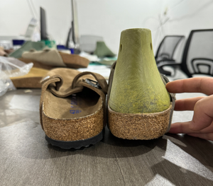 Nouveauté 2026 <span class=keywords><strong>Sabots</strong></span> et mules Boston Birks en daim avec semelle orthopédique antidérapante, sandales Birken en liège pour extérieur et jardin, logo personnalisé, vente en gros - Product Image 6
