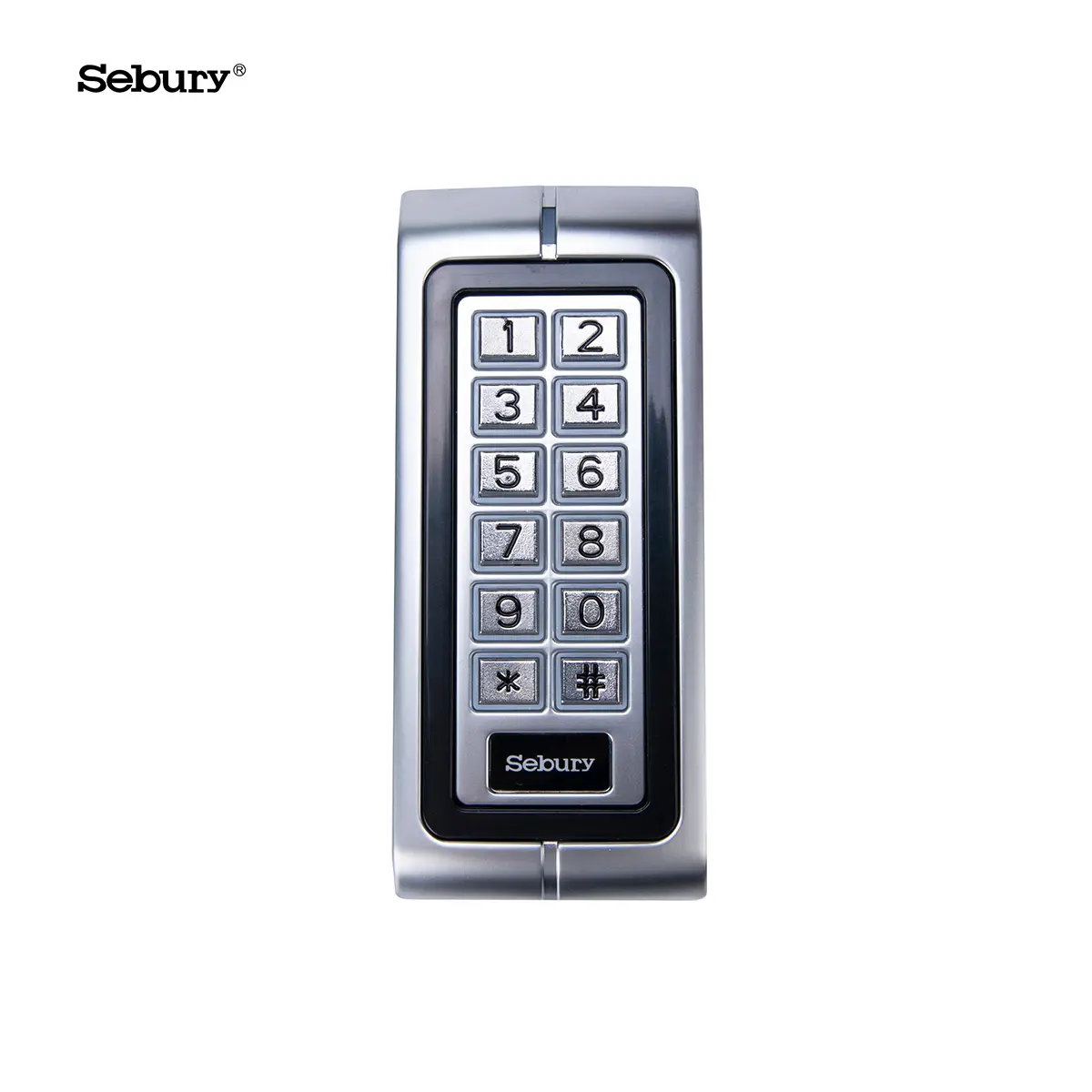 Lecteur de carte de proximité Sebury 13.56MHz système de contrôle d'accès de porte de clavier RFID étanche extérieur