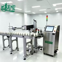 Machine de codage laser, machine de marquage laser CO2 automatique pour le marquage de codes QR sur les gobelets en papier alimentaire