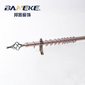 <span class=keywords><strong>Tringle</strong></span> à <span class=keywords><strong>rideau</strong></span> télescopique réglable en métal <span class=keywords><strong>3</strong></span> M facile à installer SingPole à quatre fils durable et résistant - Product Image 5