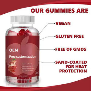 OEMオーガニックサプリメントビタミンアップルサイダービネガーグミシュガーフリーケトグミ - Product Image 3