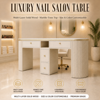 Table de manucure en contreplaqué au design contemporain avec aspirateur de poussière, un seul tiroir, deux tiroirs de rangement, pieds en métal argenté, pour salon et séjour