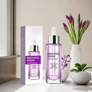 Private Label Bakuchiol Face Serum Anti Aging <b>Liquid</b> Facial Essence with Hyaluronic Acid Niacinamide 50ml - Product Image 3