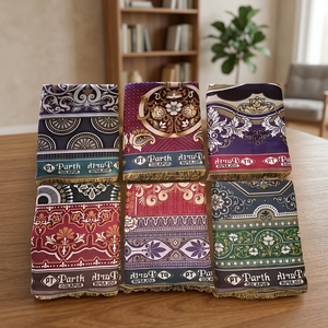 Manta Tradicional Solapuri Chaddar de Algodón/Bambú, Plegable, Rectangular, con Estampado Personalizado, para Uso Doméstico, para Todas las Estaciones, Hecha en India, KK SONS CO. - Product Image 2