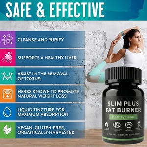Capsule <span class=keywords><strong>Dimagranti</strong></span> Naturali a Base di Erbe Personalizzate, Pillole per Perdita di Peso Rapida, Brucia Grassi Potente Senza Glutine per Adulti - Product Image 5