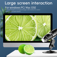 Dearsee 50x-1600x Android USB Microscopio Cámara HD 1080P Microscopio Digital Portátil para Adultos Niños Studentsx